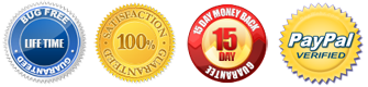 15 Day money back guarantee